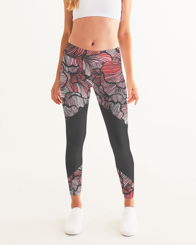 Versatile Petal Swirls Yoga Pants ideal for both workouts and relaxation