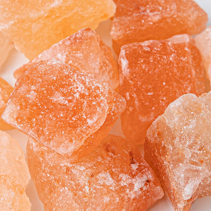 Close-up of the Himalayan Salt Gemstone Diffuser showcasing its texture and color.