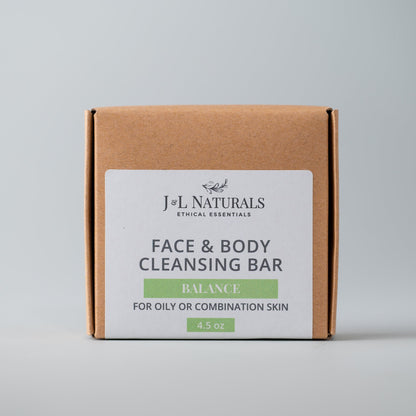 Cleanser Balance Bar on white background