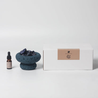 Blue Moon Diffuser, Essential Oil, Next to packaging